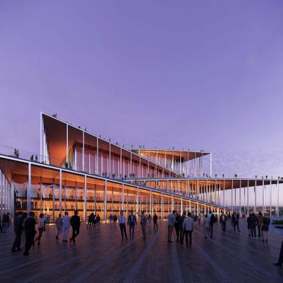 Vltavská Filharmonie vizualizace